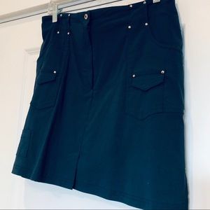 Jamie Sadock Teal Golf Skort